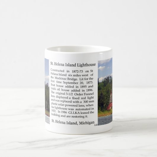 Mok van de vuurtoren van Sint-Helena Island (Center)