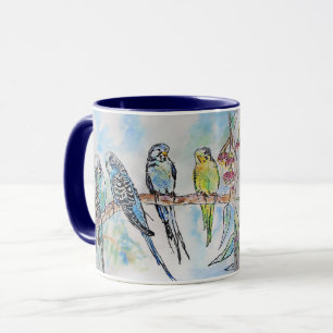 Mok van de Waterverf Budgie Royal Navy Blue