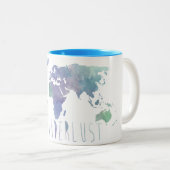 Mok van de Waterverf van de anderlust (Voorkant rechts)