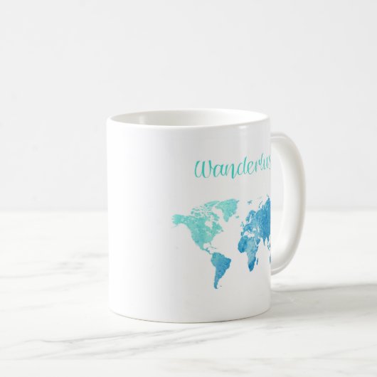 Mok van de Waterverf van de anderlust (Voorkant rechts)