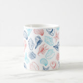 Mok van de waterverf van de zeeschol van de kust (Center)