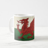 Mok van de Welsh Dragon (Voorkant links)