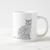 Mok van de wereldtalen Cat Jumbo (Rechts)