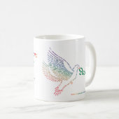 Mok van de wereldvredesduif (Voorkant rechts)