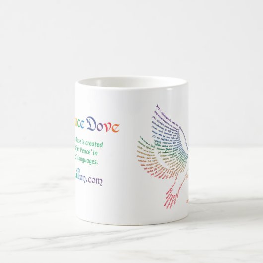 Mok van de wereldvredesduif (Center)