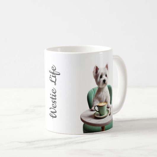 Mok van de West Highland Terrier (Voorkant rechts)