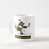 Mok van de witte pissah- koffie (Voorkant links)