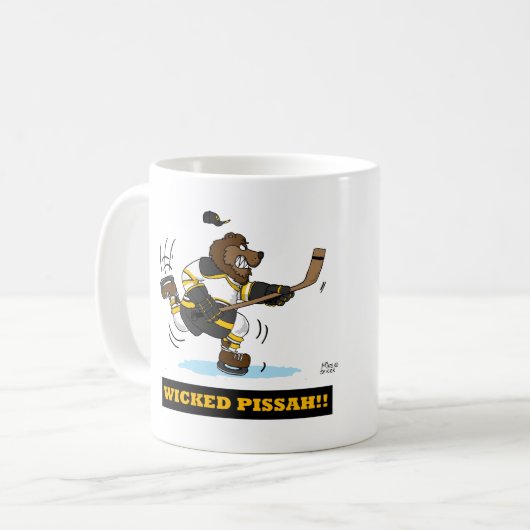 Mok van de witte pissah- koffie (Voorkant links)