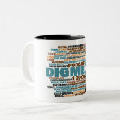 Mok van de Wolk van de Duidelijke Tweetone van de (Voorkant links)