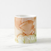 Mok van de zogenaamde Coral Green Alcohol Ink Coff (Center)