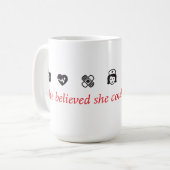 Mok van de zure inspiratie - wit (Voorkant links)