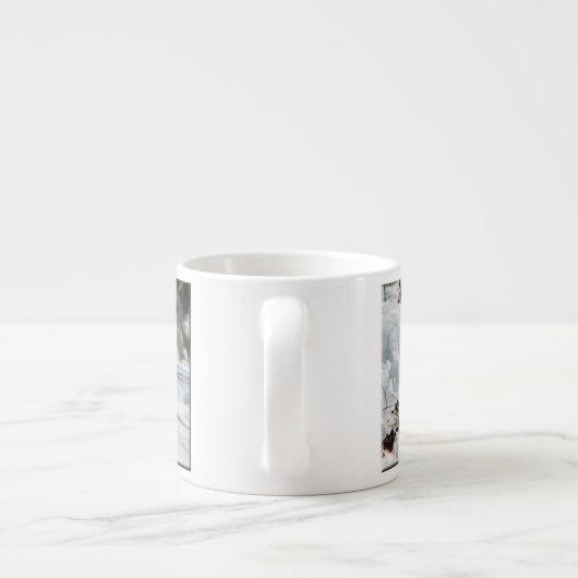 Mok van de zwarte Rocky Mountain Magpie espresso (Achterkant)