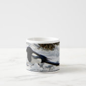 Mok van de zwarte Rocky Mountain Magpie espresso (Voorkant)