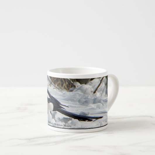 Mok van de zwarte Rocky Mountain Magpie espresso (Voorkant rechts)