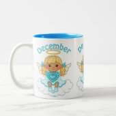Mok van December Angel-koffie Birthstone (Links)