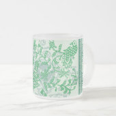 Mok van diepgevroren glas - Indiaans groen (Voorkant rechts)