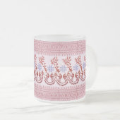 Mok van diepgevroren glas - Indische rode (Voorkant rechts)