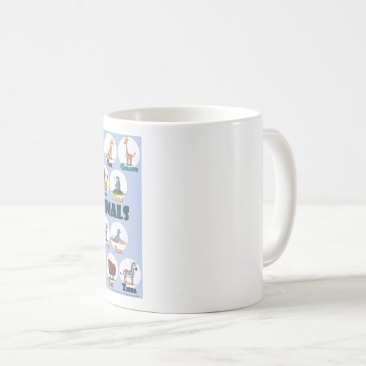 Mok van dieralfabet (Voorkant rechts)