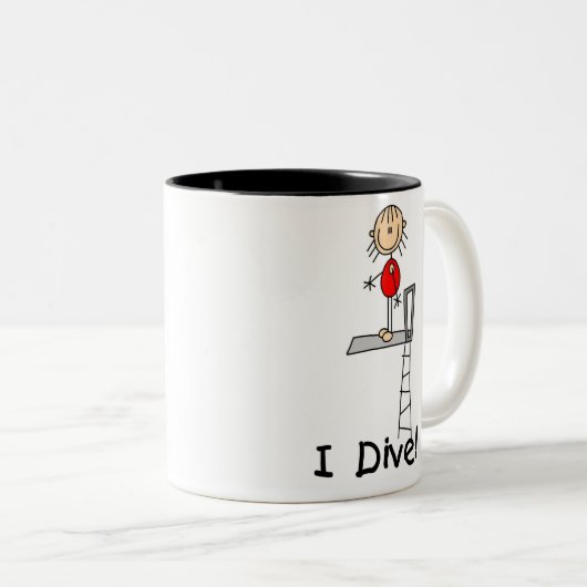 Mok van diver Girl (Voorkant rechts)