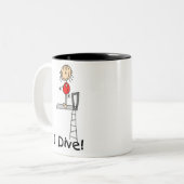 Mok van diver Girl (Voorkant links)