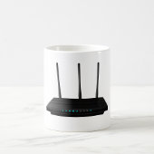 Mok van draadloze router