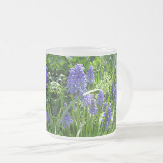 Mok van druiven, hyacinth, gevriesd glas