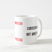 Mok van duidelijke waarschuwing (Voorkant rechts)