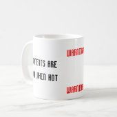 Mok van duidelijke waarschuwing (Voorkant links)