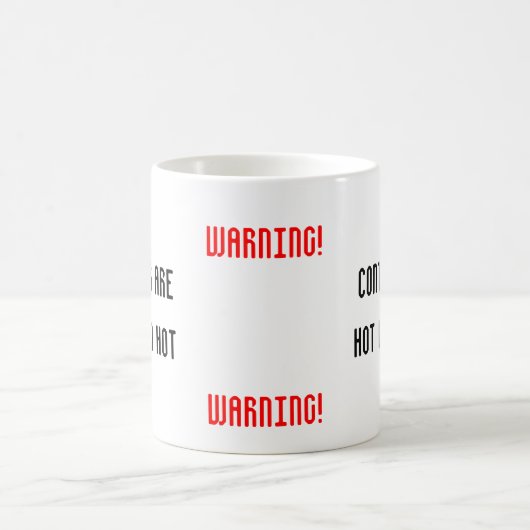 Mok van duidelijke waarschuwing (Center)