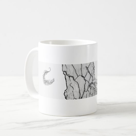 Mok van Eagles HOME Tweede Natuur B+W Veer (Voorkant links)