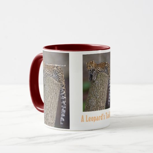 Mok van een leopard (Voorkant links)