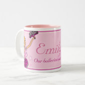 Mok van een roze of blond haar van Ballerina princ (Voorkant links)