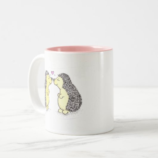 Mok van egel Love (Voorkant links)