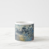 Mok van Espresso in de waterkleur "Galaxy" (Voorkant)