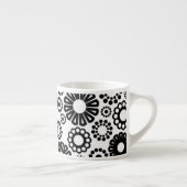 Mok van Espresso, zwart-wit (Rechts)