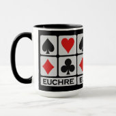 Mok van Euchre Player - kies stijl en kleur (Links)