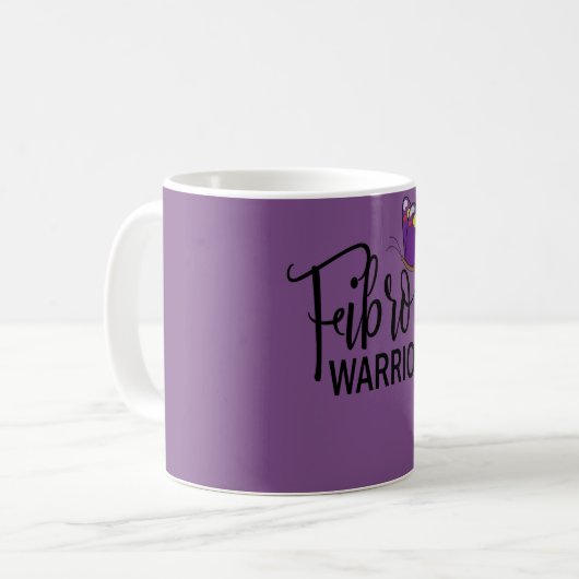 Mok van Fibro Warrior Coffee (Voorkant links)