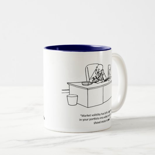 Mok van financieel adviseurs Humor (Voorkant rechts)