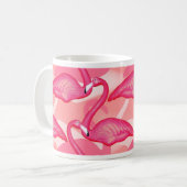 mok van flamingo's (Voorkant links)