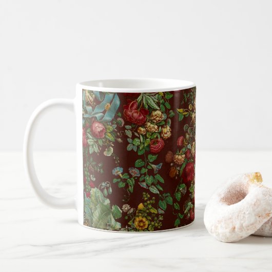 Mok van Floral (Met donut)
