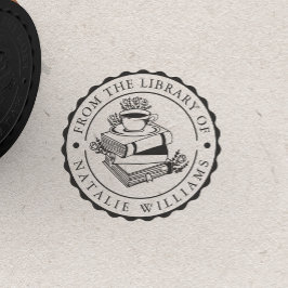 Mok van Floral Book Coffee uit de bibliotheek van Rubberstempel