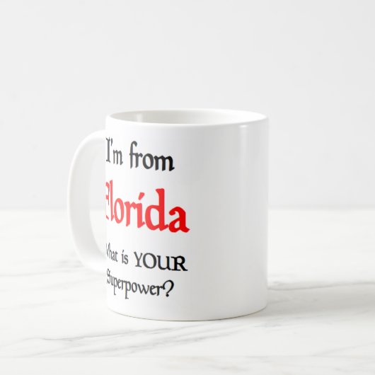 mok van florida koffie (Voorkant links)