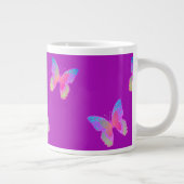 Mok van flutter-Byes koffie (paars) (Rechts)