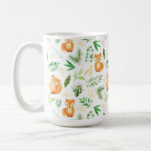 Mok van foxes en bladeren van Waterverf | (Links)