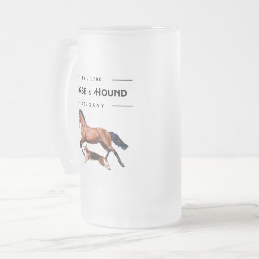 Mok van Frosty Beer (Voorkant links)