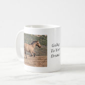 Mok van galoping Horse Inspirerend (Voorkant links)