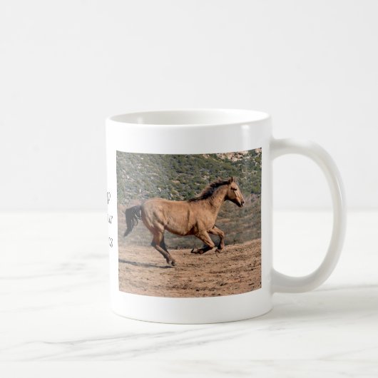 Mok van galoping Horse Inspirerend (Rechts)
