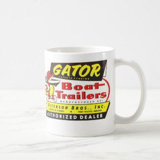 Mok van Gator Trailers koffie