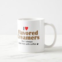 Mok van gearomatiseerde Creamer