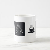 Mok van geblokte koffie (Center)